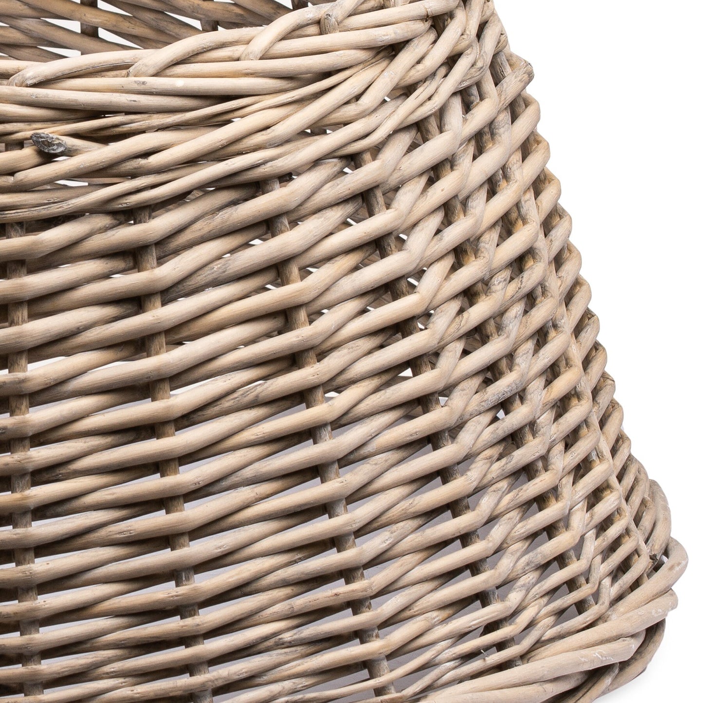 Large Split Kubu grey rattan Christmas Tree Skirt, Willow tree skirt. Christmas Tree Decorations